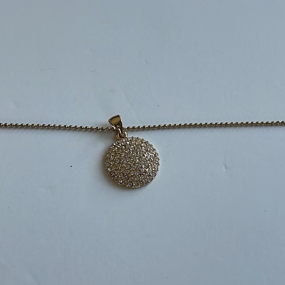 Talbots Rhinestone/Gold Necklace - Picture 13 of 13